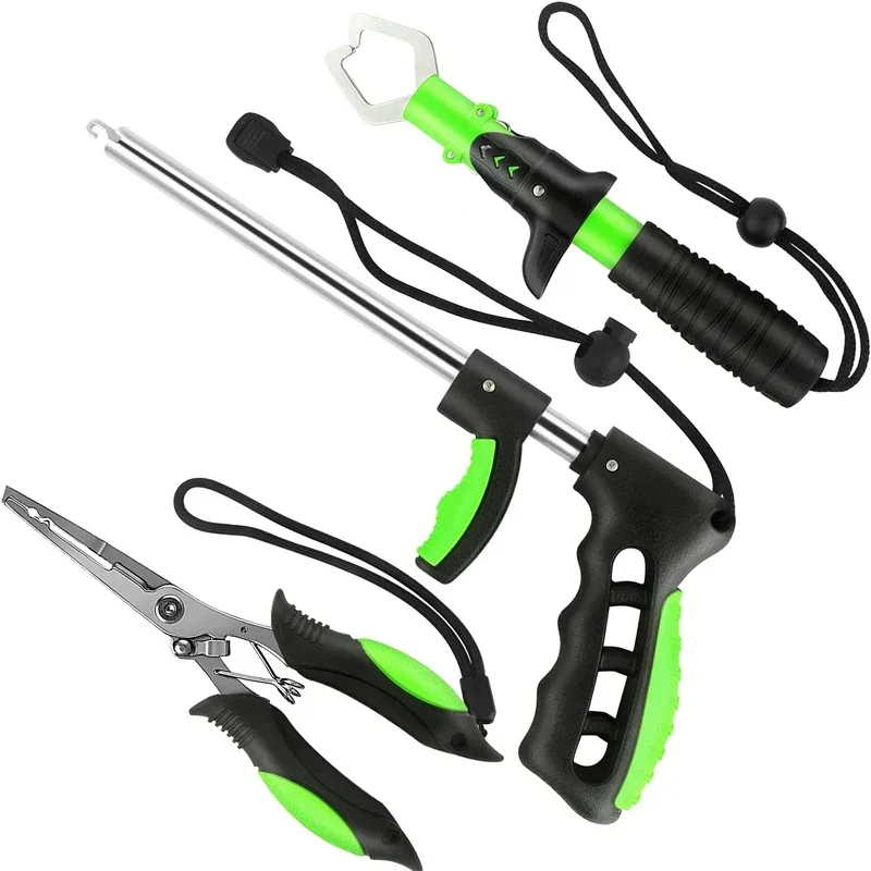 Fishing Tool Kit Fishing Pliers 3pcs Set Fish Lip Gripper Handheld Digital Fishing Scale Fishing Hook Remover Fishing Gear
Fishing Tool Kit Fishing Pliers 3pcs Set Fish Lip Gripper Handheld Digital Fishing Scale Fishing Hook Remover Fishing Gear
