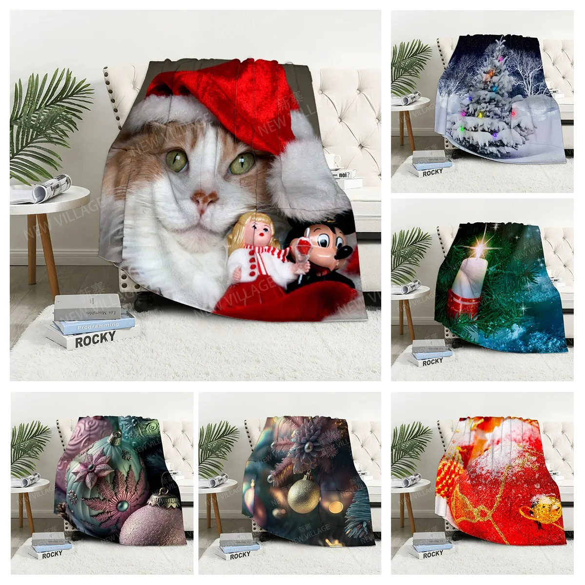 Домашнее украшение, плюшевое одеяло для дивана, рождественское покрывало с животными на кровать, аниме, пушистые мягкие одеяла, толстое одеяло для зимы
Домашнее украшение, плюшевое одеяло для дивана, рождественское покрывало с животными на кровать, аниме, пушистые мягкие одеяла, толстое одеяло для зимы