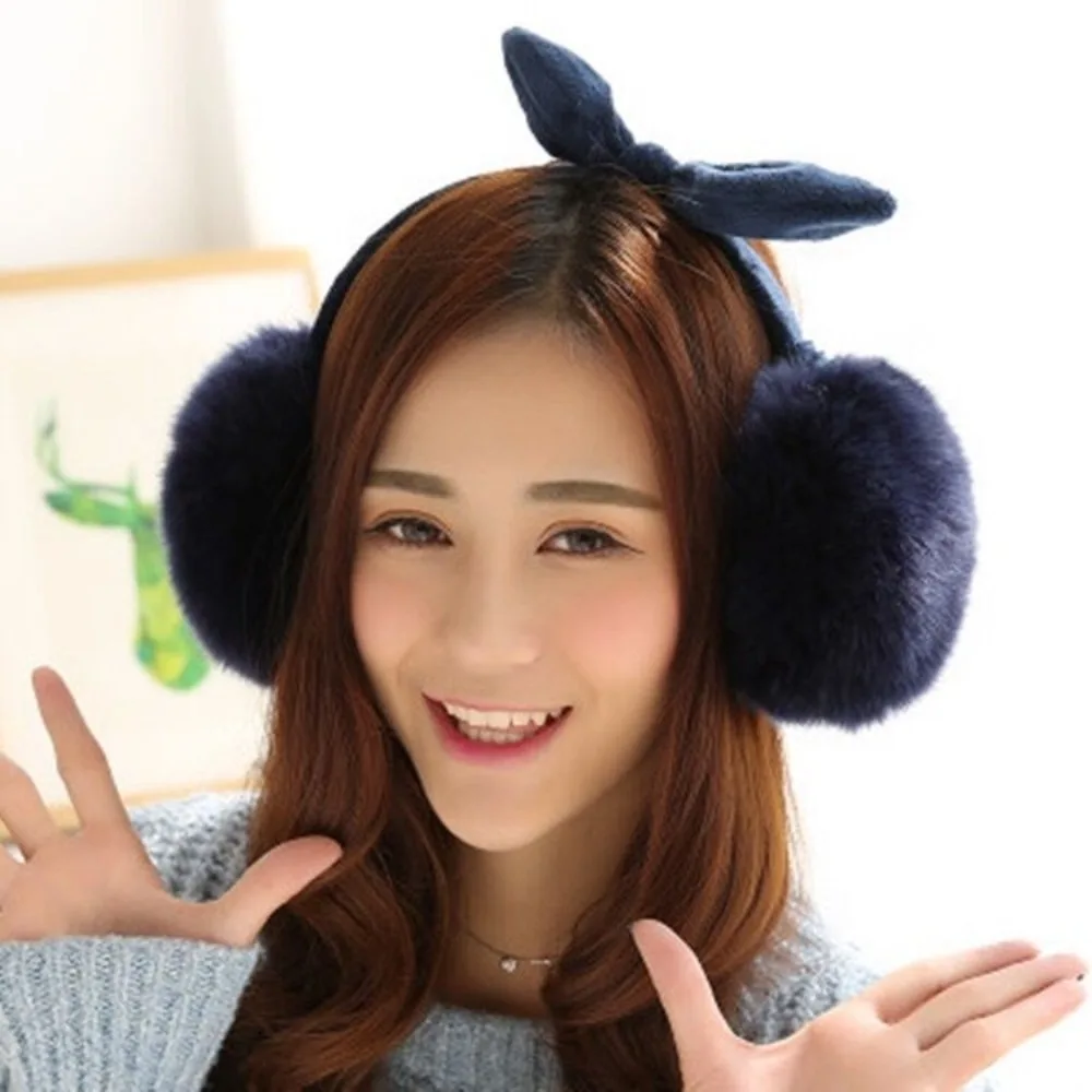 Bow Plush Ear Warmer Fashion Soft Solid Color Folding Earflap Ear Cover Ear-Muffs Warm Earmuffs Women
Bow Plush Ear Warmer Fashion Soft Solid Color Folding Earflap Ear Cover Ear-Muffs Warm Earmuffs Women