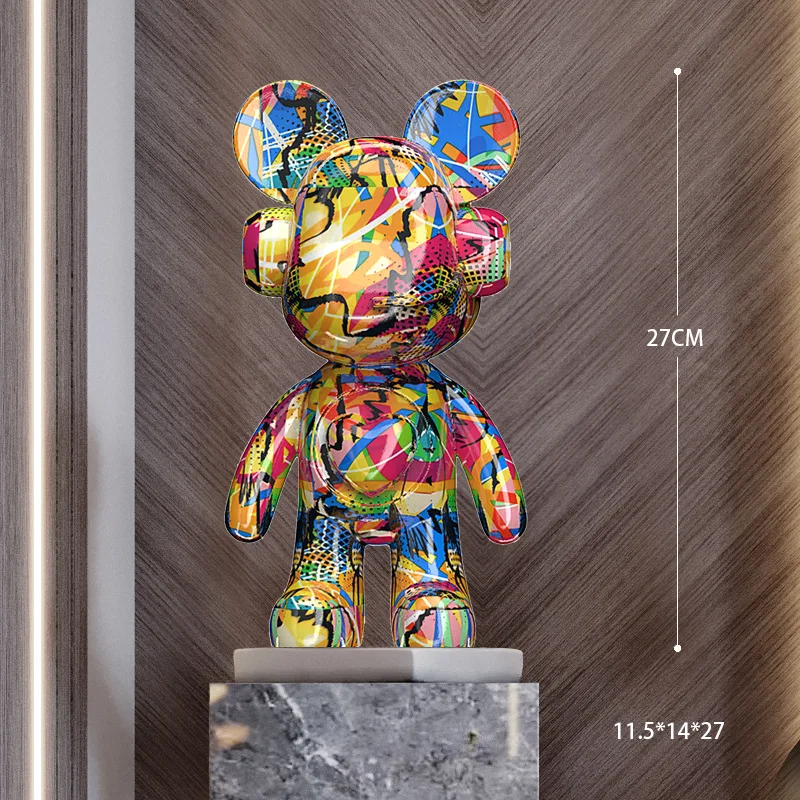 New Paris 35cm/27cm Luxury Resin DJ Bear Series Decorations, Office Tables, Wine Cabinets, Fashionable Decoration
New Paris 35cm/27cm Luxury Resin DJ Bear Series Decorations, Office Tables, Wine Cabinets, Fashionable Decoration