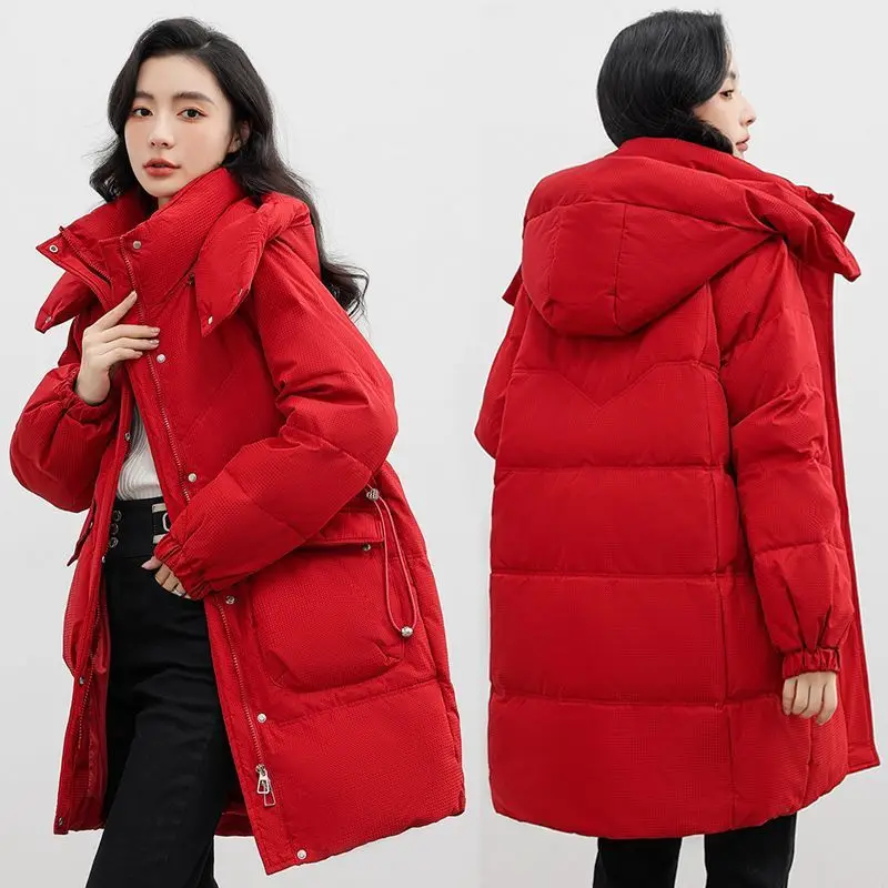 Orwindny Winter New Thick Warm Coat Women's Long Korean Fashion Parka Clothes Oversized Loose Jacket Students Girls Solid
Orwindny Winter New Thick Warm Coat Women's Long Korean Fashion Parka Clothes Oversized Loose Jacket Students Girls Solid