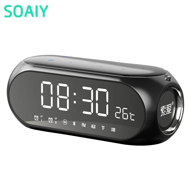 

SOAIY S69 Mini Wireless Bluetooth Sound Box Portable Intelligent Outdoor Powerful High Quality Speaker Soundbar With Subwoofer