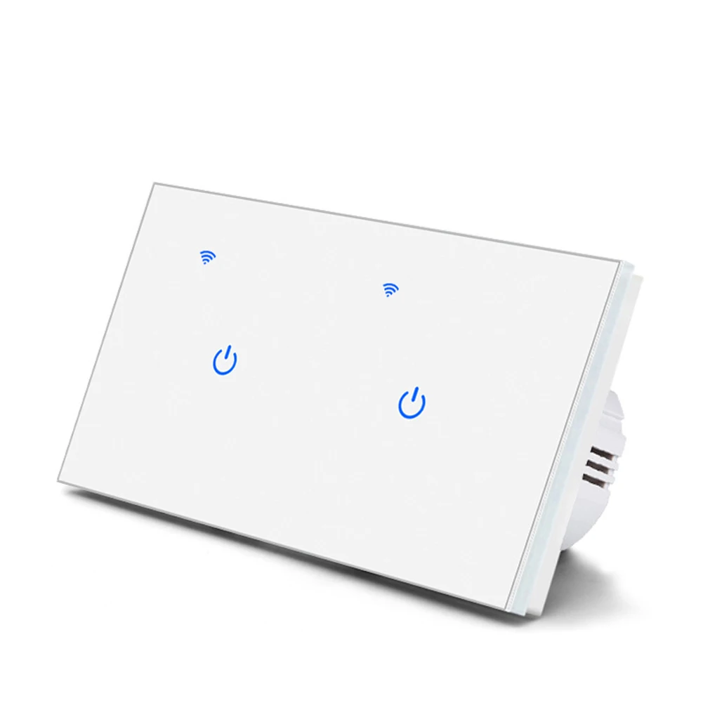 Touch Switch Smart Home Voice Commands White 146*86*35mm App Remote Control EU Glass Panel Energy-saving Lamps
Touch Switch Smart Home Voice Commands White 146*86*35mm App Remote Control EU Glass Panel Energy-saving Lamps