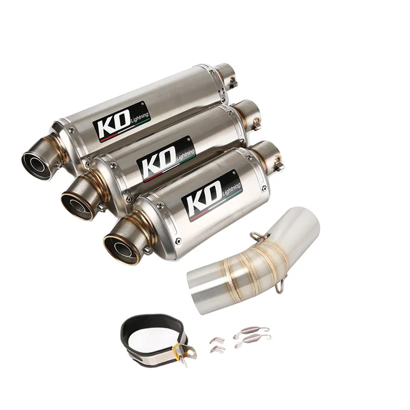 Slip On For Benelli Leoncino 800 Motorcycle Exhaust System Mid Connect Pipe Muffler Escape 370mm With Removable DB Killer 51mm
Slip On For Benelli Leoncino 800 Motorcycle Exhaust System Mid Connect Pipe Muffler Escape 370mm With Removable DB Killer 51mm