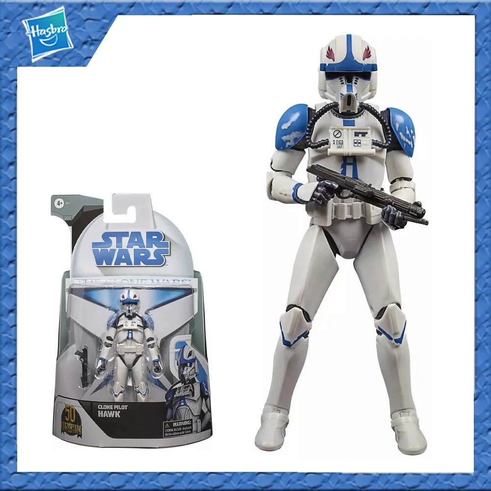 Original Hasbro Star Wars Clone Pilot Hawk The Clone Wars Toy Collectible Action Figure with Accessories 6-Inch
Original Hasbro Star Wars Clone Pilot Hawk The Clone Wars Toy Collectible Action Figure with Accessories 6-Inch