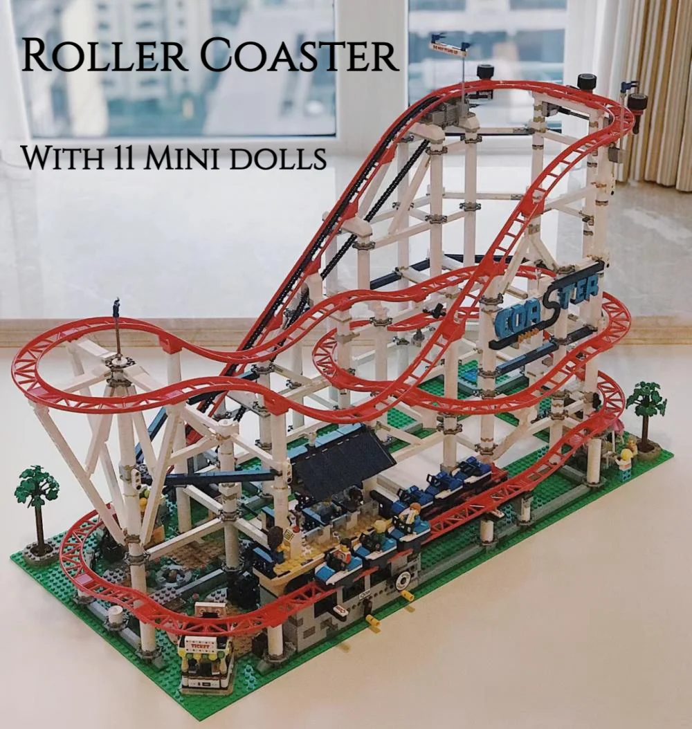 2024 NEW With Motor Fairground Roller Coaster Compatible 10261 DIY Model 4619PCS Building Blocks Bricks Kid Birthday Gifts
2024 NEW With Motor Fairground Roller Coaster Compatible 10261 DIY Model 4619PCS Building Blocks Bricks Kid Birthday Gifts