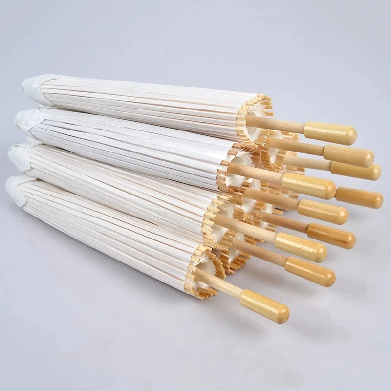30pcs 60/80cmChinese Craft Paper Umbrella for Wedding Photograph Accessory Party Decor White Paper Long-handle Parasol
30pcs 60/80cmChinese Craft Paper Umbrella for Wedding Photograph Accessory Party Decor White Paper Long-handle Parasol