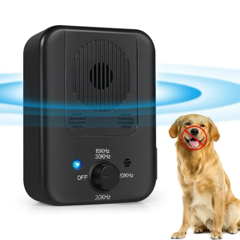 

Ultrasonic Anti-Barking Device for Dog, Training Equipment, Safe, Adjustable, Rechargeable, Waterproof, Pet Supplies