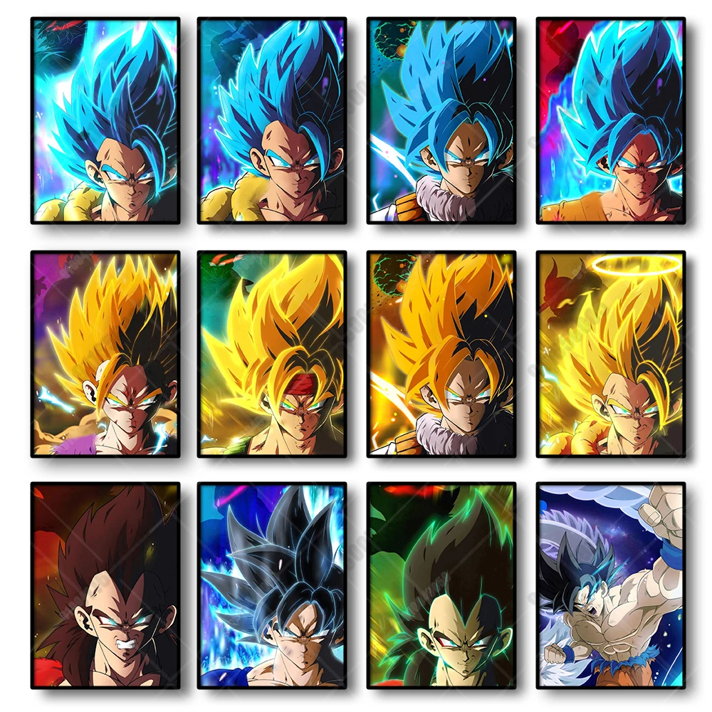 Peripheral Anime Dragon Ball Poster Canvas Painting Goku Vegeta Gohan Trunks Cartoon Wall Art Room Decor Print Picture Cuadros
Peripheral Anime Dragon Ball Poster Canvas Painting Goku Vegeta Gohan Trunks Cartoon Wall Art Room Decor Print Picture Cuadros