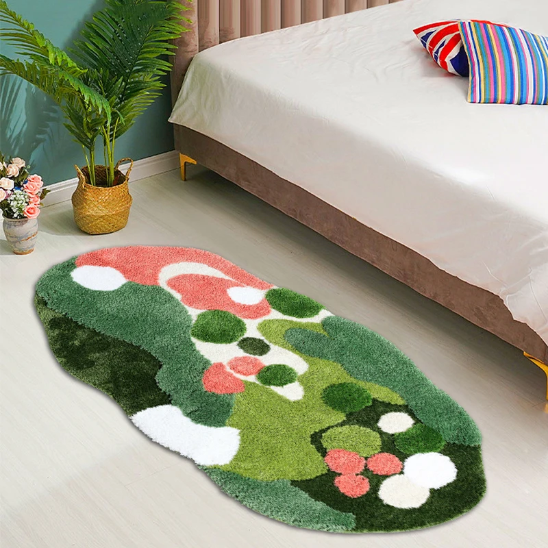 3D Moss Handmade Tufted Area Rug for Living Room Green Moss Carpet Bedroom Bedside Floor Mat Anti-slip Modern Shaggy Home Rugs
3D Moss Handmade Tufted Area Rug for Living Room Green Moss Carpet Bedroom Bedside Floor Mat Anti-slip Modern Shaggy Home Rugs