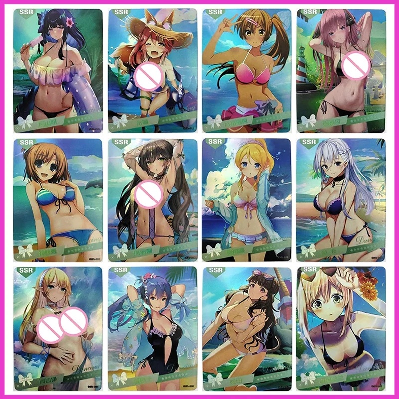 Anime Goddess Story Rare SSR Reflections Flash Cards Beelzebul Yae Miko Barbara Toys for boys Collectible Cards Birthday Gifts
Anime Goddess Story Rare SSR Reflections Flash Cards Beelzebul Yae Miko Barbara Toys for boys Collectible Cards Birthday Gifts