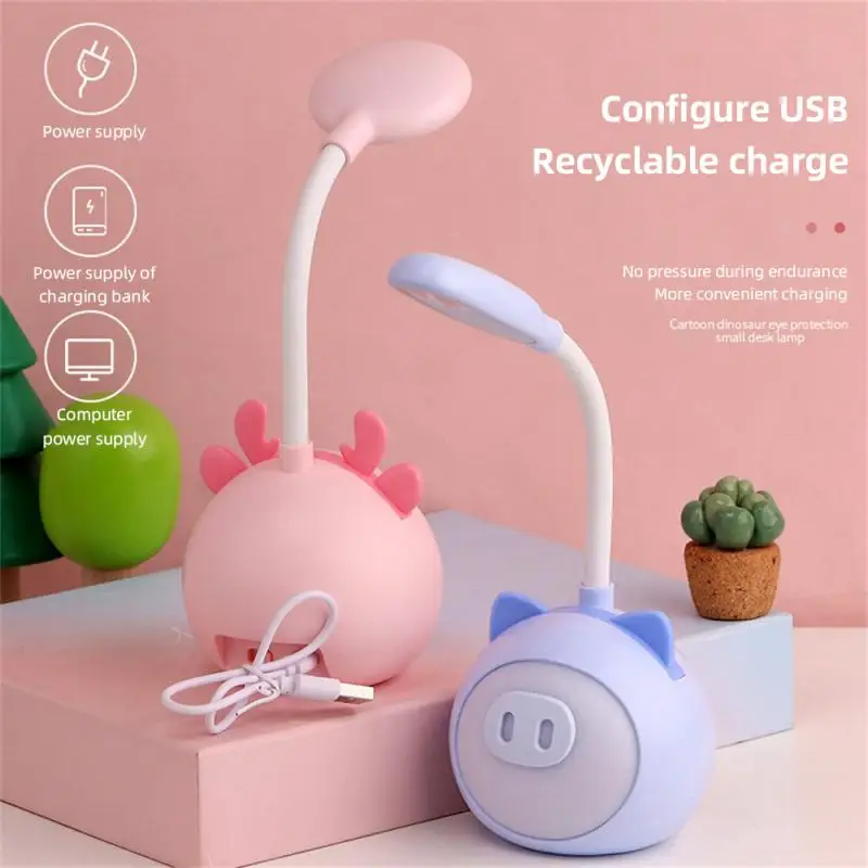 

Rechargeable Bedside Night Light Suitable For Reading Childrens Bedside Cartoon Lovely Durable Desk Lamps Led Table Lamp Lamp