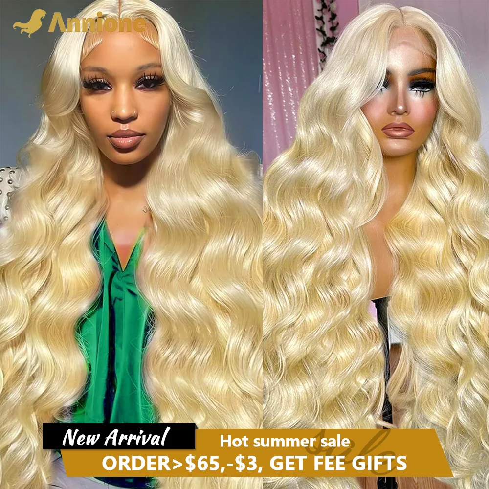 

HD Transparent 613 Blonde Curly Bave Wave 13x4 Lace Front 100% Human Hair Wigs For Women Brazilian Lace Frontal Wig PrePlucke