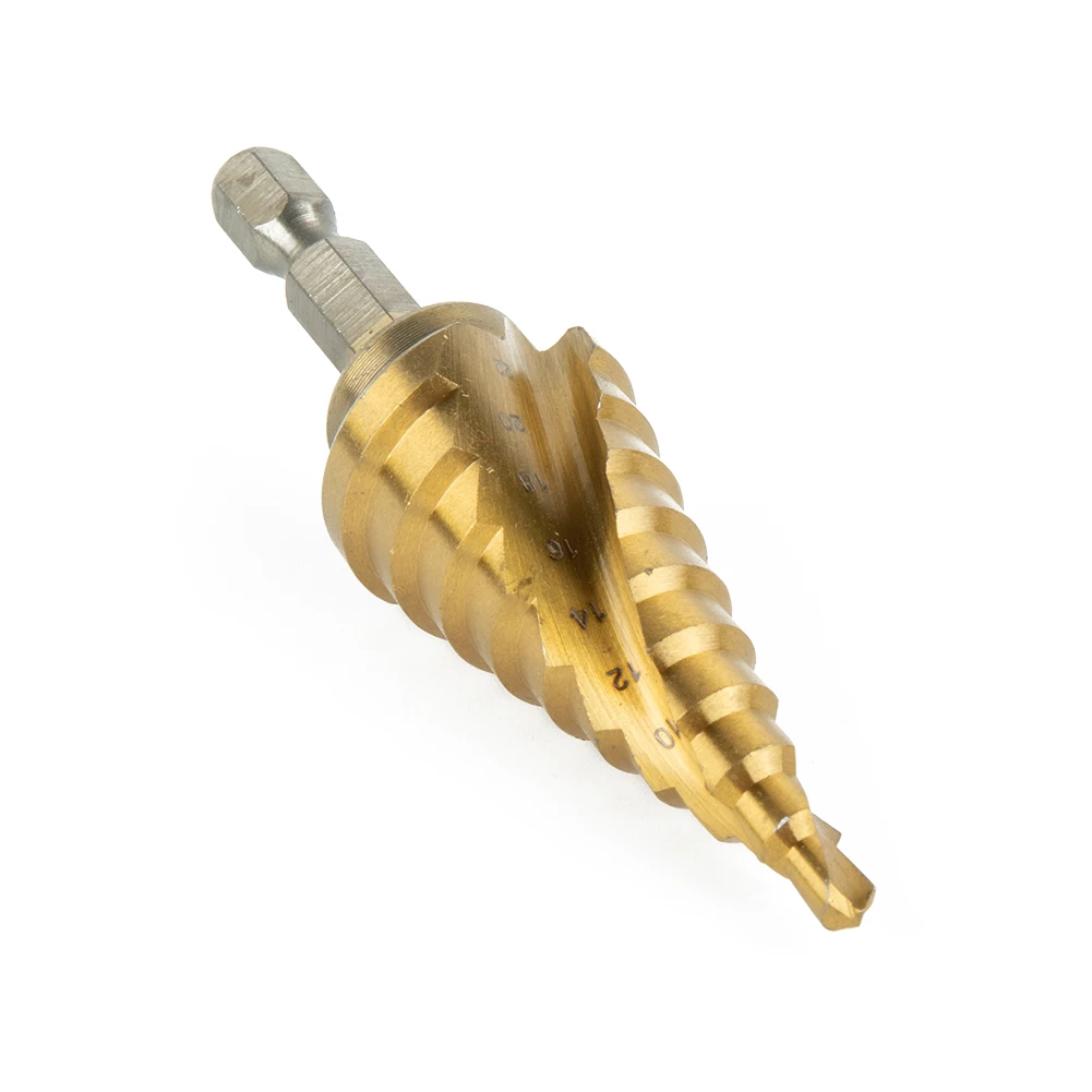 Part Step Drill Bit Spiral Fluted Wood 4-22mm Accessories Drill Bit Gold HSS Insulation Boards Sheet Iron Plate
Part Step Drill Bit Spiral Fluted Wood 4-22mm Accessories Drill Bit Gold HSS Insulation Boards Sheet Iron Plate