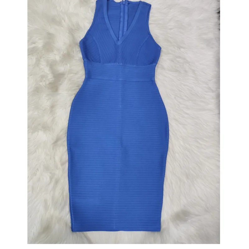 2022 Women Sexy V Low-cut Slim Backless Bandage Dress Elegant Bodycon Mini Buttock Wrapping Celebrity Party Dress
2022 Women Sexy V Low-cut Slim Backless Bandage Dress Elegant Bodycon Mini Buttock Wrapping Celebrity Party Dress
