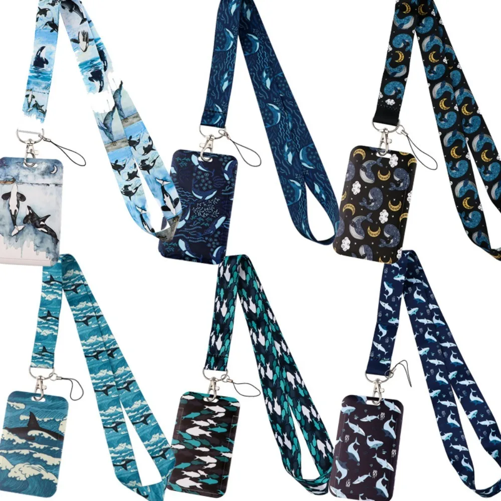 With Lanyard ID Card Holder New Shark Strap Business Card Holder Nurse Whale Badge Holder
With Lanyard ID Card Holder New Shark Strap Business Card Holder Nurse Whale Badge Holder