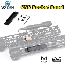 Wadsn Tactical CNC Pocket Panel M-LOK Keymod Tape Switch Pocket for Flashlight DBAL Softair M300 M600 Weapon Light Switch Slot
Wadsn Tactical CNC Pocket Panel M-LOK Keymod Tape Switch Pocket for Flashlight DBAL Softair M300 M600 Weapon Light Switch Slot
