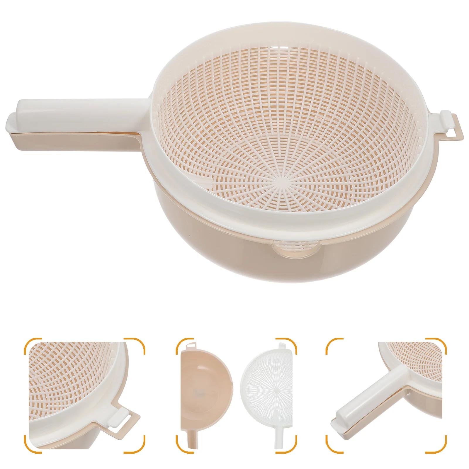 Vegetable Washing Basket Double-layer Draining Basket Bowl Fruit Drying Basket kitchen fruit and vegetable drain basket
Vegetable Washing Basket Double-layer Draining Basket Bowl Fruit Drying Basket kitchen fruit and vegetable drain basket