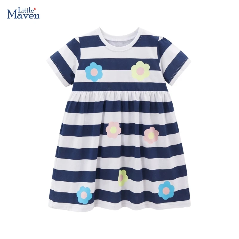 Little maven Summer Floral Children Girls Princess Dresses Cotton Blue White Striped Kids Clothes Casual Beautiful Girls Dress
Little maven Summer Floral Children Girls Princess Dresses Cotton Blue White Striped Kids Clothes Casual Beautiful Girls Dress