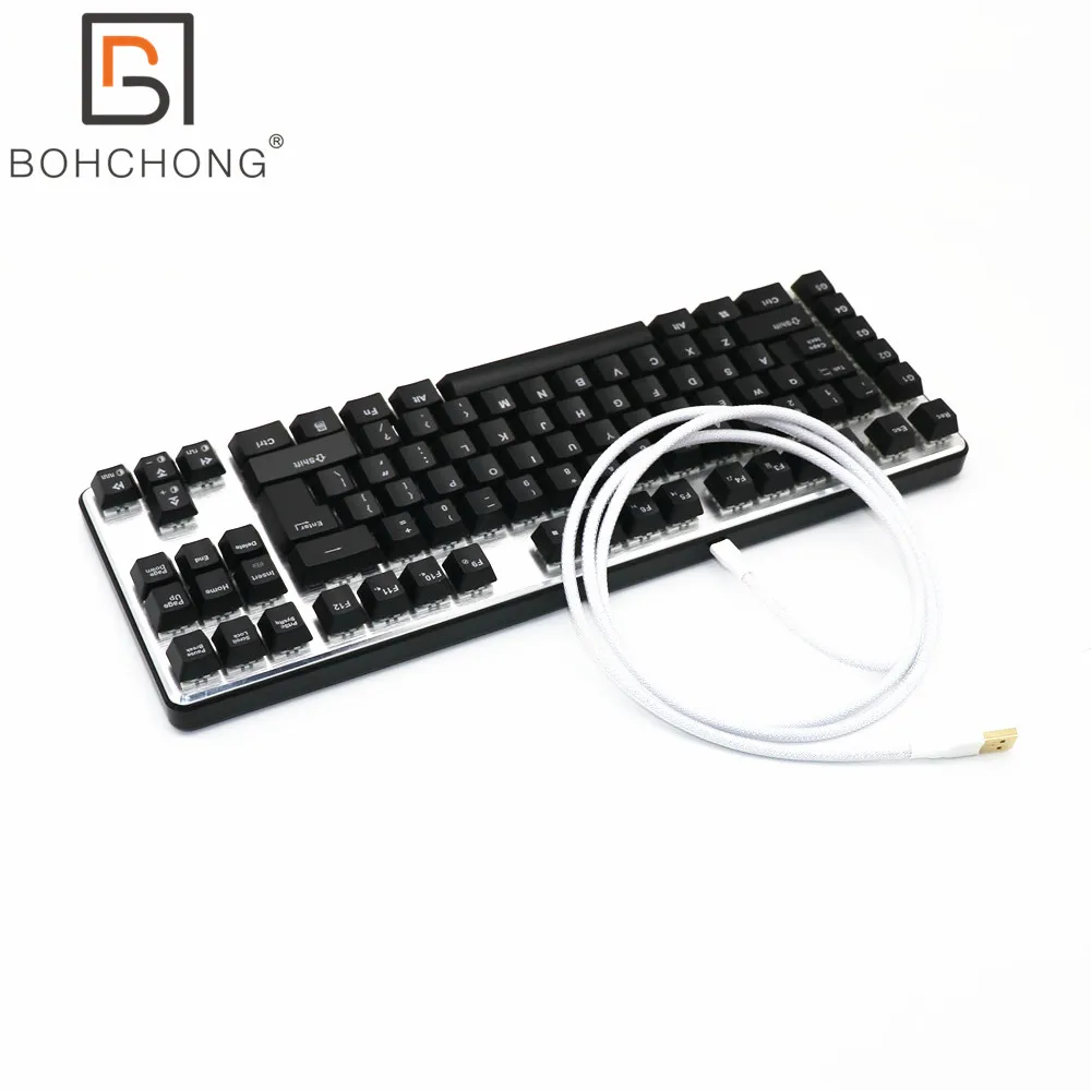 Custom Make PET Double Sleeved USB to Mini 5P Cable for Mechanical Keyboard Cable 
Custom Make PET Double Sleeved USB to Mini 5P Cable for Mechanical Keyboard Cable