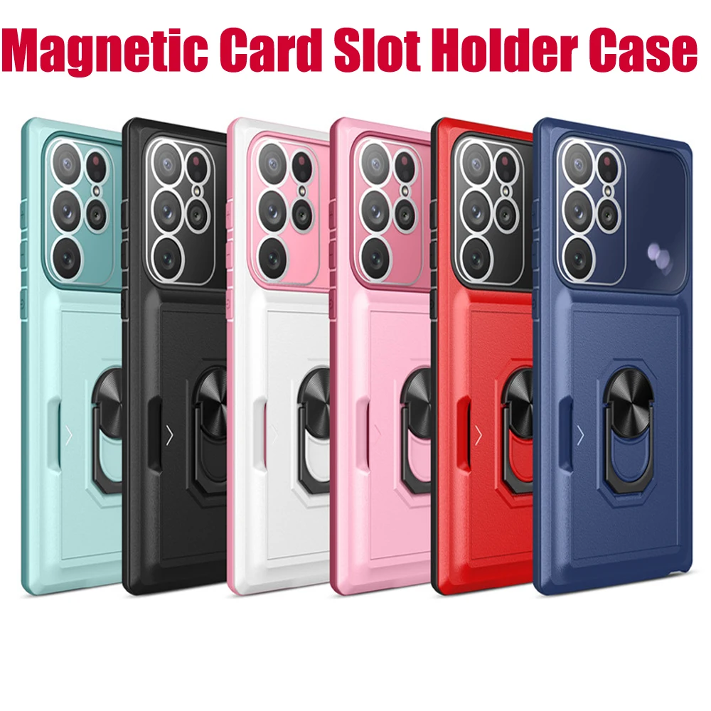 50pcs Shockproof Armor Case For Samsung S22 Ultra Plus A52 A72 A32 A12 A33 A53 A73 Magnetic Holder Ring Card Slot Bracket Cover
50pcs Shockproof Armor Case For Samsung S22 Ultra Plus A52 A72 A32 A12 A33 A53 A73 Magnetic Holder Ring Card Slot Bracket Cover