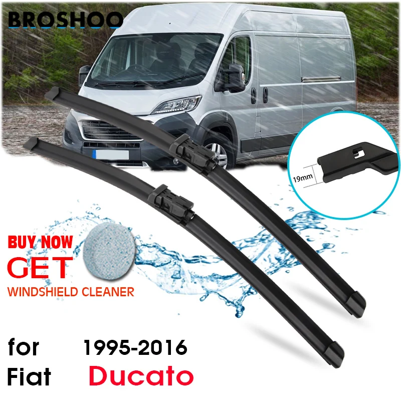 BROSHOO Auto Car Windshield Wiper Blade Natural Rubber For Fiat Ducato Fit Hook/Push Button Arms From 1995 To 2016 Accessories
BROSHOO Auto Car Windshield Wiper Blade Natural Rubber For Fiat Ducato Fit Hook/Push Button Arms From 1995 To 2016 Accessories