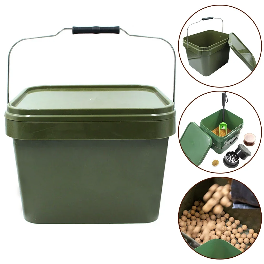 Carp Fishing Spod Bucket Strap Fishing Tackle Boxes Accessories Boilies Carp Bait Feeder Fishing Tool Square Feed Mixing Bucket
Carp Fishing Spod Bucket Strap Fishing Tackle Boxes Accessories Boilies Carp Bait Feeder Fishing Tool Square Feed Mixing Bucket