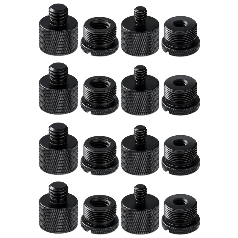 16Pcs Mic Stand Thread Adapter Set,5/8 Female To 3/8 Male And 3/8 Female To 5/8 Male Screw Adapter Thread
16Pcs Mic Stand Thread Adapter Set,5/8 Female To 3/8 Male And 3/8 Female To 5/8 Male Screw Adapter Thread