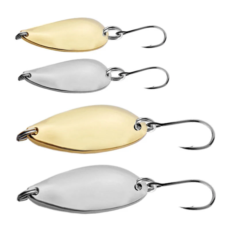 1.5g 2.5g Metal Spoon Lure Sharp Hook Hard Baits Sequins Artificial Bait Freshwater Spinner Bass Trout Saltwater Fishing Tackle
1.5g 2.5g Metal Spoon Lure Sharp Hook Hard Baits Sequins Artificial Bait Freshwater Spinner Bass Trout Saltwater Fishing Tackle