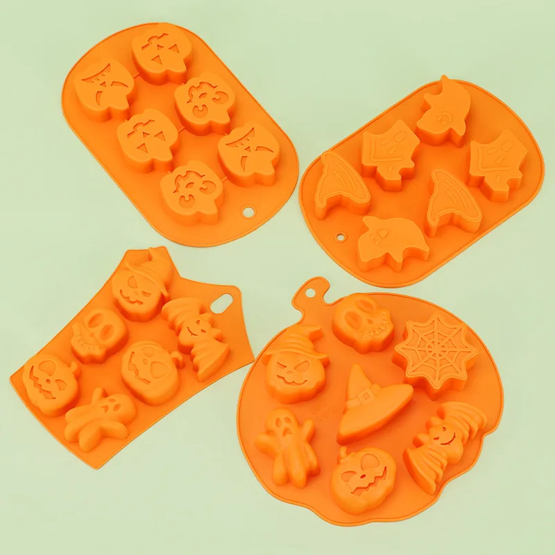 6-hole Halloween Ghost Mold Hat Silicone Cake Mold Ghost Doll Pumpkin Baking Mold DIY Creative Cookies
6-hole Halloween Ghost Mold Hat Silicone Cake Mold Ghost Doll Pumpkin Baking Mold DIY Creative Cookies