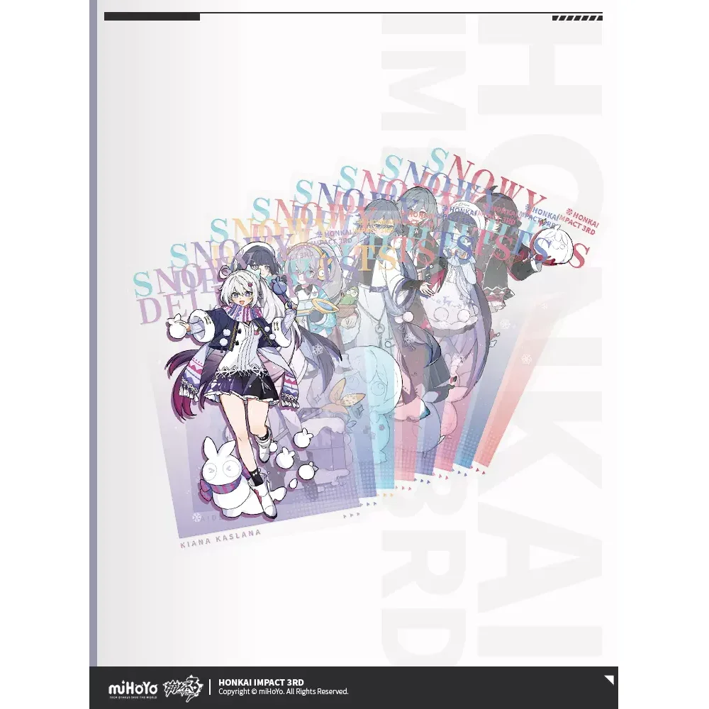 Sunsyea Honkai Impact 3rd Official Merch miHoYo Original Authentic YDXQ Theme Series PET Postcards 8 Pieces Set
Sunsyea Honkai Impact 3rd Official Merch miHoYo Original Authentic YDXQ Theme Series PET Postcards 8 Pieces Set