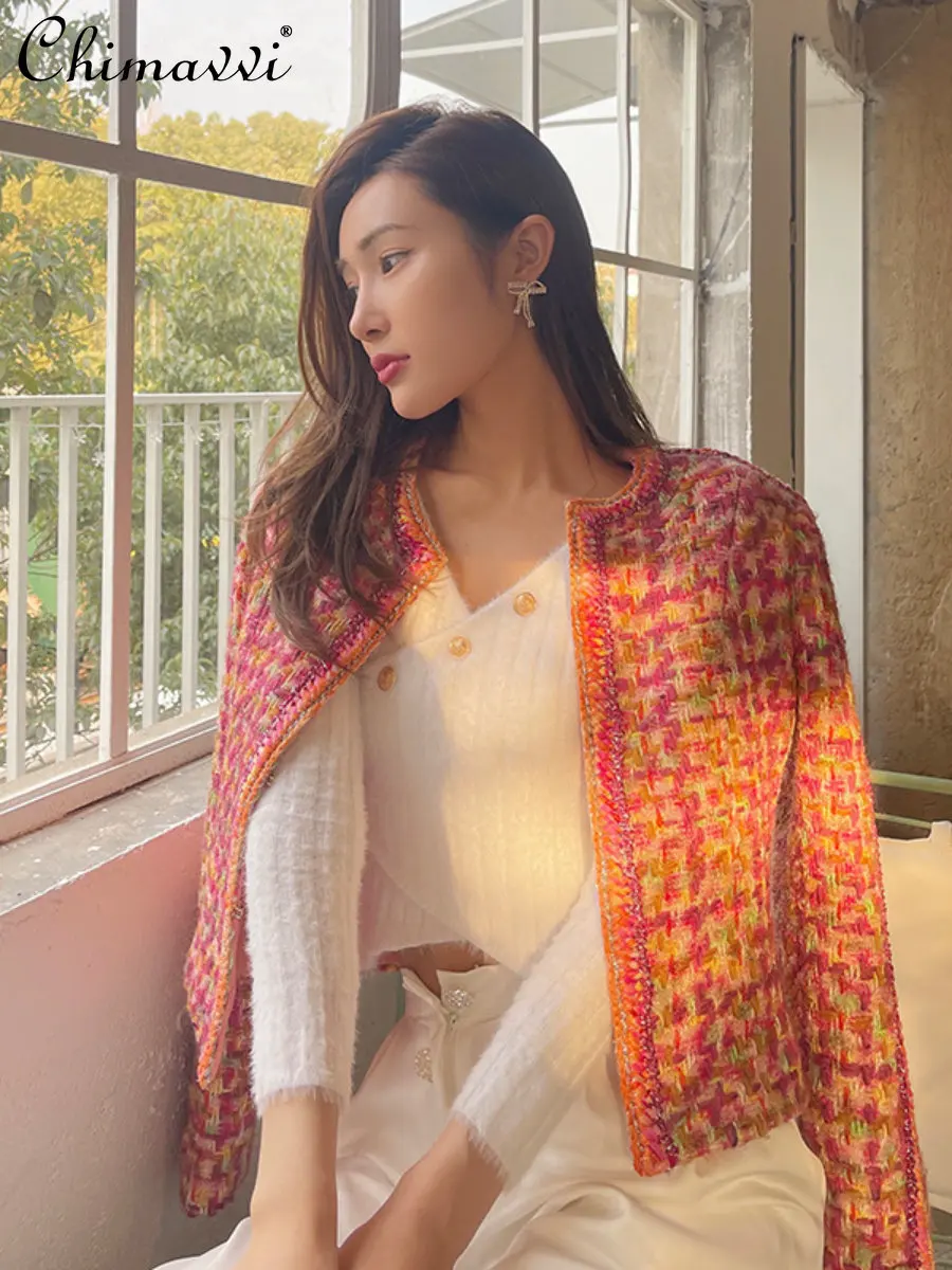Autumn Clothes 2023 New High-End Tweed Floral Woven Coat Fashion Temperament Short Long Sleeve Jackets Office Lady Jacket
Autumn Clothes 2023 New High-End Tweed Floral Woven Coat Fashion Temperament Short Long Sleeve Jackets Office Lady Jacket