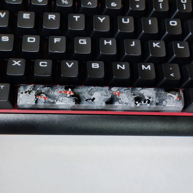 6.5U /6.25UCarp Keycap Resin Mechanical Keyboard K63 K68 K70 Special Button Zen Pond Birthday Gift Handmade Custom Space Bar Cap
6.5U /6.25UCarp Keycap Resin Mechanical Keyboard K63 K68 K70 Special Button Zen Pond Birthday Gift Handmade Custom Space Bar Cap
