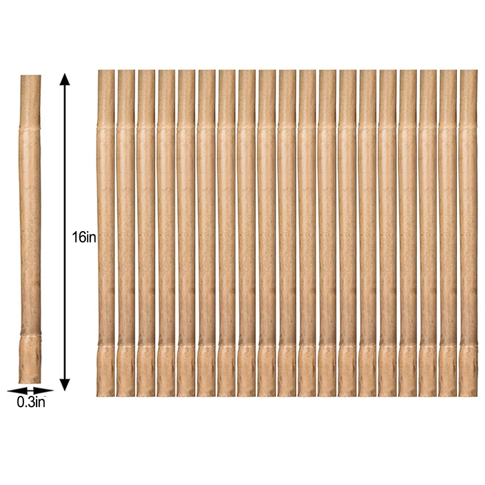 Natural Bamboo Plant Support Stakes Reusable and Sturdy 20pcs Perfect for Vines Climbers Vegetables and Plants
Natural Bamboo Plant Support Stakes Reusable and Sturdy 20pcs Perfect for Vines Climbers Vegetables and Plants