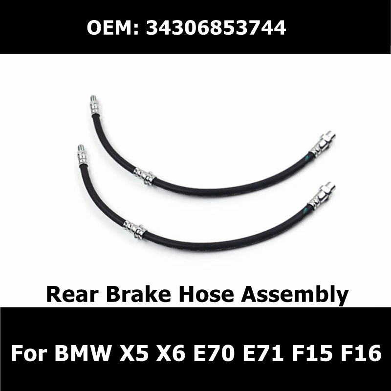 34306853744 2 шт. автомобильные аксессуары, шланг заднего тормоза в сборе для BMW X5 X6 E70 E71 F15 F16, автозапчасти 34306887450
34306853744 2 шт. автомобильные аксессуары, шланг заднего тормоза в сборе для BMW X5 X6 E70 E71 F15 F16, автозапчасти 34306887450