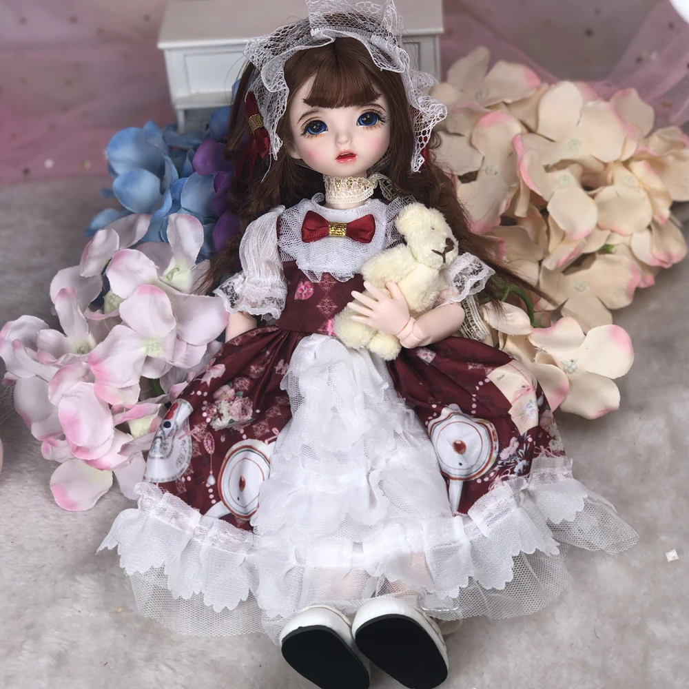 30cm Wig BJD Doll Movable Joints Cute Face DIY Bjd Dolls with Big Eyes Bjd Toys Gifts for Girl Handmand Toy
30cm Wig BJD Doll Movable Joints Cute Face DIY Bjd Dolls with Big Eyes Bjd Toys Gifts for Girl Handmand Toy