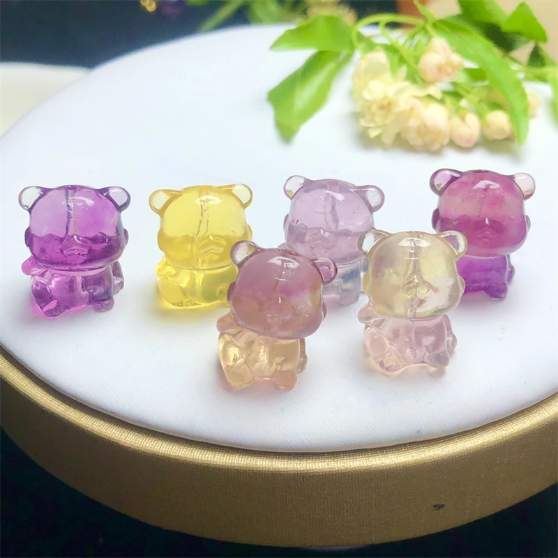 6pcs Natural Fluorite Cartoon Pig Carving Crystal Figurine Healing Quartz Reiki Lucky Cute Festival Gift 17mm
6pcs Natural Fluorite Cartoon Pig Carving Crystal Figurine Healing Quartz Reiki Lucky Cute Festival Gift 17mm