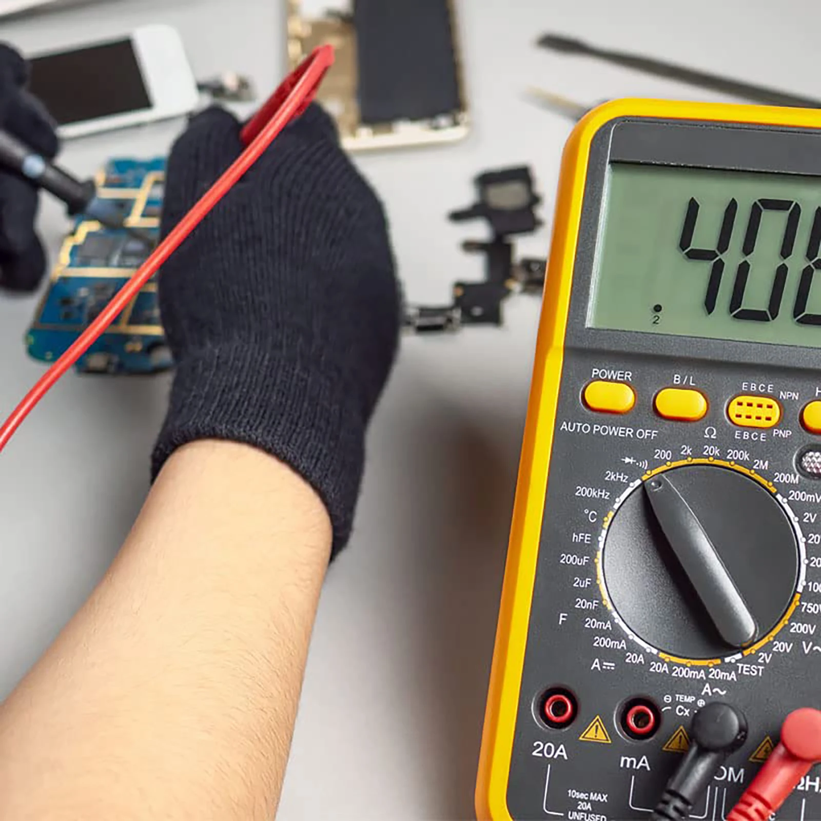 1 Pc Silicone Insulated 20A 910mm Cable Accessories Electrical Equipment Gold Multimeter Needle Protective Covers
1 Pc Silicone Insulated 20A 910mm Cable Accessories Electrical Equipment Gold Multimeter Needle Protective Covers