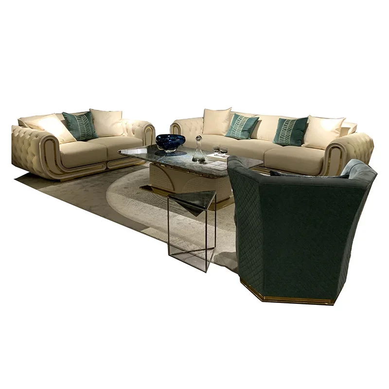 Custom zipper new sofa Hong Kong style light luxury minimalist villa Italian living room complete set of high-end furniture
Custom zipper new sofa Hong Kong style light luxury minimalist villa Italian living room complete set of high-end furniture
