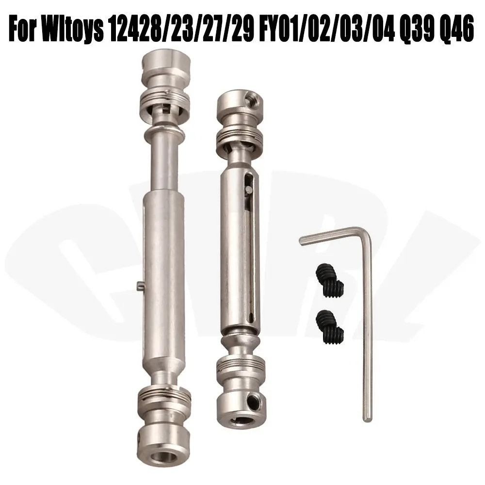Stainless Steel Rear Drive Shaft CVD Driveshaft for Wltoys12423 12427 12428 12429 FY01 FY02 FY03 FY04 Q39 Q46 1/12 RC Car Parts
Stainless Steel Rear Drive Shaft CVD Driveshaft for Wltoys12423 12427 12428 12429 FY01 FY02 FY03 FY04 Q39 Q46 1/12 RC Car Parts