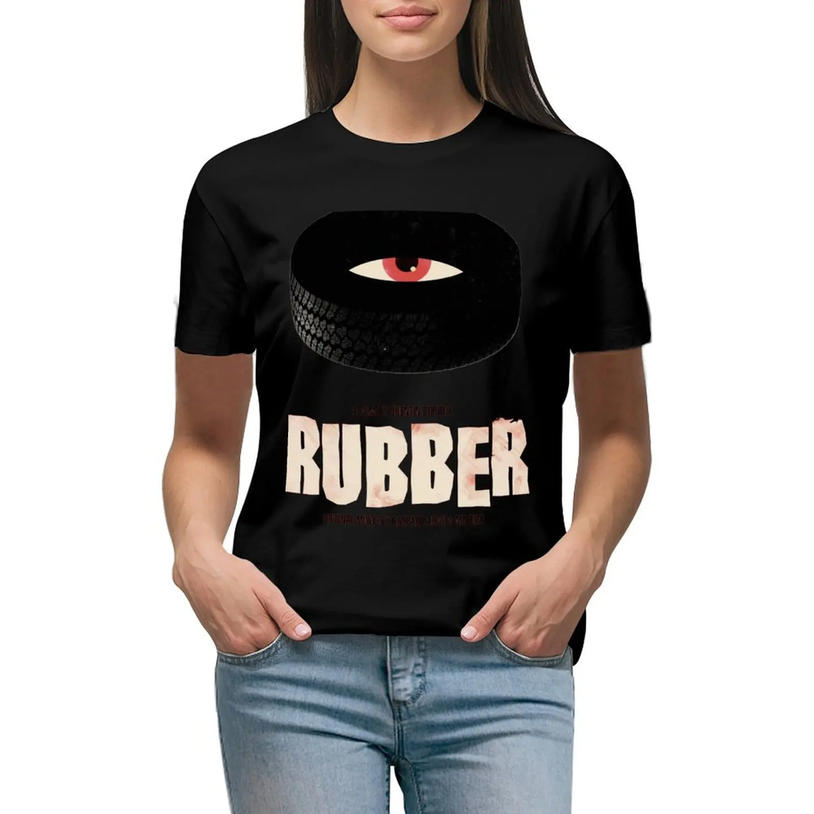 Rubber - A Film by Quentin Dupieux T-shirt Blouse summer top cute clothes black t-shirts for Women
Rubber - A Film by Quentin Dupieux T-shirt Blouse summer top cute clothes black t-shirts for Women