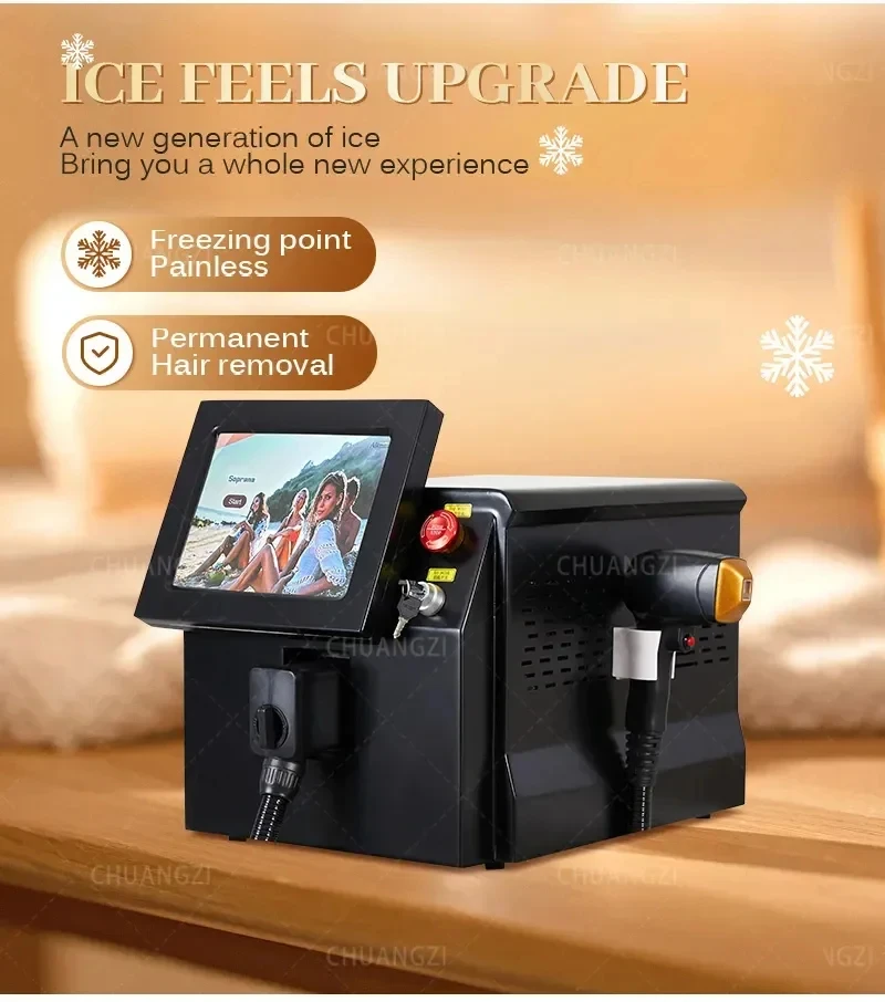 2024 2000W 808 Diode Laser Hot Sale ICE Triple Wavelength 755nm 808nm 1064nm Hair Removal and Skin Rejuvenation Machine
2024 2000W 808 Diode Laser Hot Sale ICE Triple Wavelength 755nm 808nm 1064nm Hair Removal and Skin Rejuvenation Machine