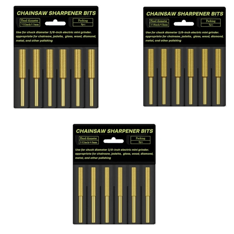 367D 6Pieces High Hardness Chainsaw Sharpening Stone Grinding Heads Strong Toughness
367D 6Pieces High Hardness Chainsaw Sharpening Stone Grinding Heads Strong Toughness