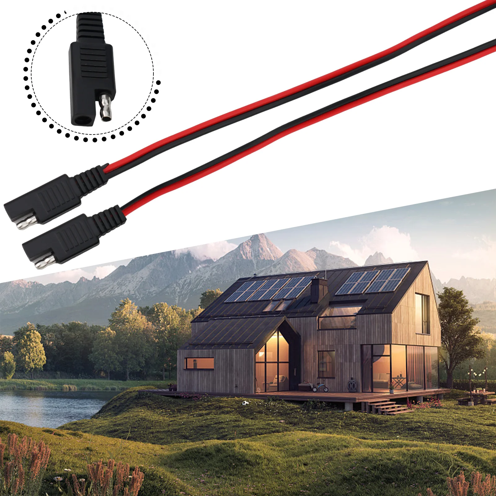 1 Pair 2-Cores Male Female SAE Single Ended Extension Cable 18AWG Quick Disconnect Plug Cable 15CM Electrical Equipment Supplies
1 Pair 2-Cores Male Female SAE Single Ended Extension Cable 18AWG Quick Disconnect Plug Cable 15CM Electrical Equipment Supplies