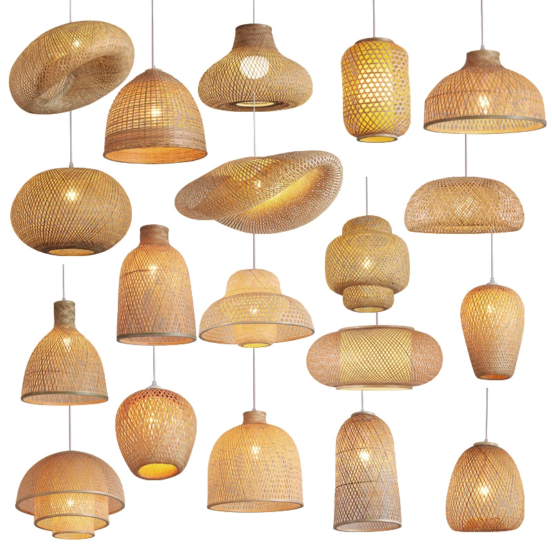 Retro Hand Woven Bamboo Chandelier Chinese style Droplight Hotel Bedroom Living room Art Decor Hanging Lamp indoor pendant light
Retro Hand Woven Bamboo Chandelier Chinese style Droplight Hotel Bedroom Living room Art Decor Hanging Lamp indoor pendant light
