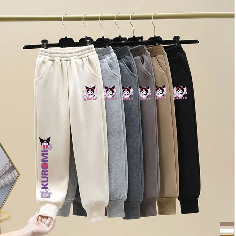 New Style Kawaii Kuromi Girls' Pants Autumn Comfortable Sports Knickers Winter Plush Warm Casual Cotton Trousers for Kids
New Style Kawaii Kuromi Girls' Pants Autumn Comfortable Sports Knickers Winter Plush Warm Casual Cotton Trousers for Kids