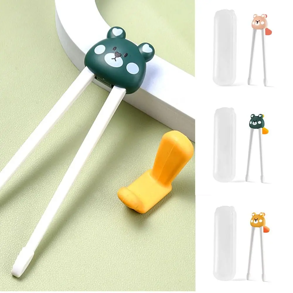 Animal Cute Bear Training Chopsticks Plastic Silica gel Eating Practice With Box Kitchen Tableware Cartoon Chopsticks
Animal Cute Bear Training Chopsticks Plastic Silica gel Eating Practice With Box Kitchen Tableware Cartoon Chopsticks