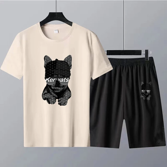 Men Tracksuit Sets Luxury T Shirt Shorts Cotton High Quality Sportswear Fashion Summer Male Clothing Streetwear 2 Pieces Suits
Men Tracksuit Sets Luxury T Shirt Shorts Cotton High Quality Sportswear Fashion Summer Male Clothing Streetwear 2 Pieces Suits