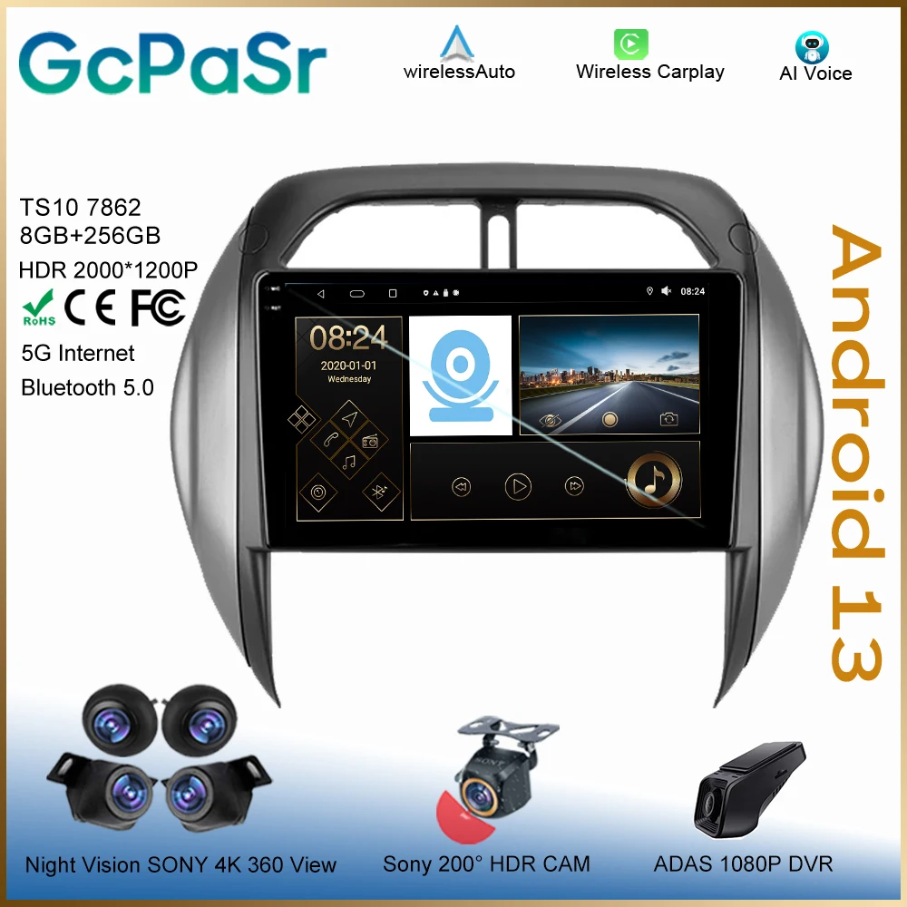Android для Toyota RAV4 2 CA20 CA20W XA20 2003 - 2005 мультимедийное стерео радио видеоплеер экран Carplay HDR QLED экран
Android для Toyota RAV4 2 CA20 CA20W XA20 2003 - 2005 мультимедийное стерео радио видеоплеер экран Carplay HDR QLED экран