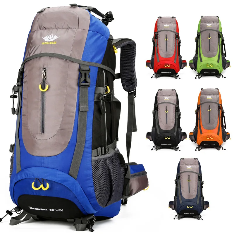 

70L Camping Backpack Travel Bag Climbing Men Women Hiking Trekking Bag Outdoor Mountaineering Sports Bags Shoulder Ruckdack Bag